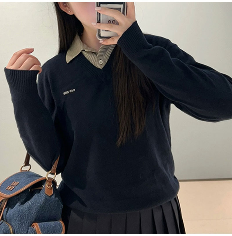 MIUMIU-08143 미우미우2026SS 울 앤 캐시미어 스웨터