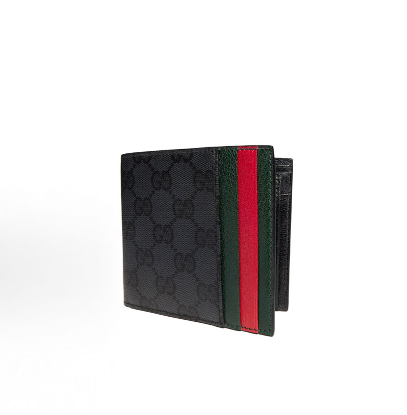 [스페셜오더]GUCCI-A008RC 웹 슬롯 디테일 플랩 지갑