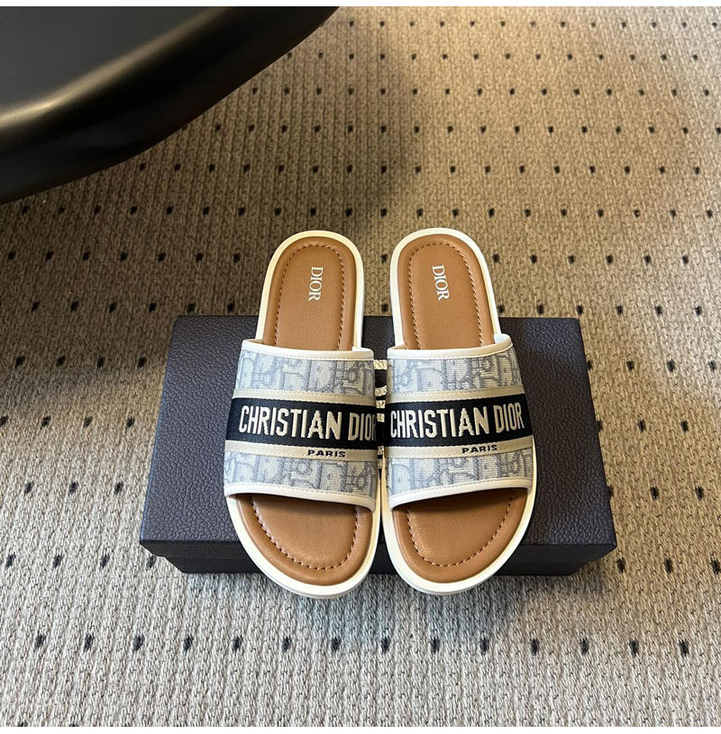 DIOR-04283 디올 206SS 스프링/여름 신형 남성용 크로스 스트랩 노안 슬리퍼