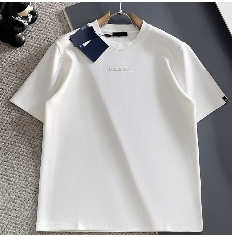 PRADA-05046 루이비통 2026SS 봄/여름 최신 크루넥 패션 반팔 티셔츠