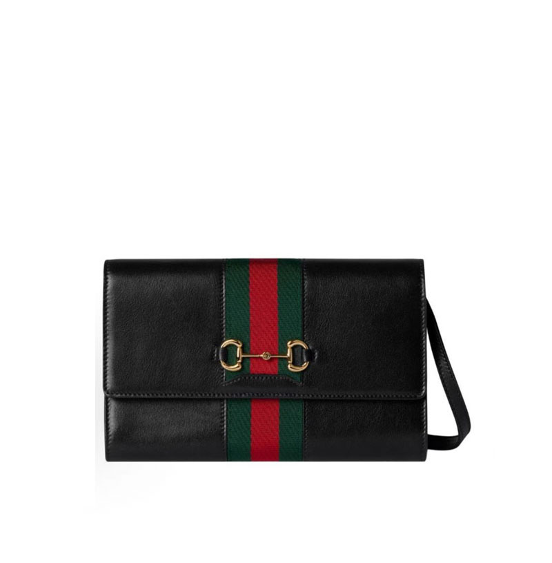 [스페셜오더]GUCCI 867120 AAGOQ 1057 구찌 홀스빗 웹 스트랩 지갑