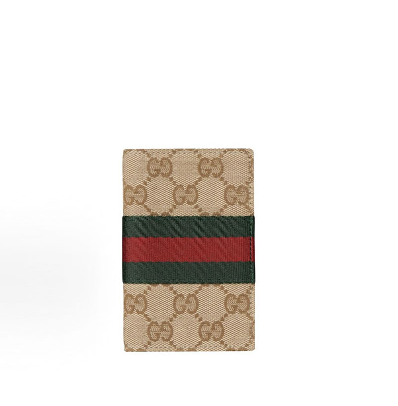 [스페셜오더]GUCCI-867346 FAF1B 9653 구찌 웹 디테일 GG 카드 케이스