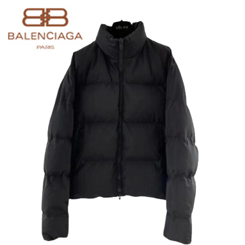 BALENCIAGA-112810 발렌시아가 블랙 아플리케 장식 패딩 남여공용