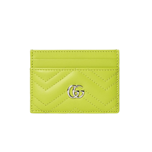 [스페셜오더]GUCCI-443127 3520 구찌 브라이트 그린 GG 마몽 카드 케이스