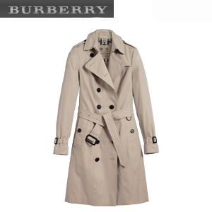 [스페셜오더]BURBERRY-40210571 버버리 샌드링엄  롱 헤리티지 스톤 트렌치코트 여성용