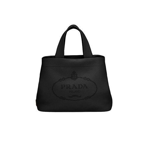 [스페셜오더]PRADA-1BG384 프라다 블랙 가죽 미디엄 토트 백