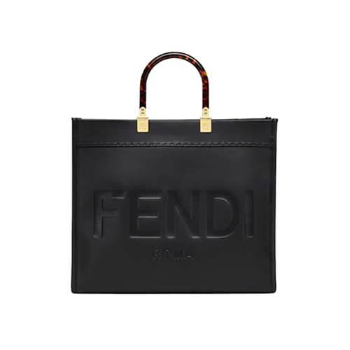 [스페셜오더]FENDI-8BH386 펜디 블랙 송아지 가죽 선샤인 미디엄 쇼퍼 백