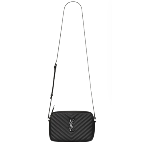 [스페셜오더]SAINT LAURENT-761554 생 로랑 블랙/실버 퀼트 가죽 LOU 카메라백