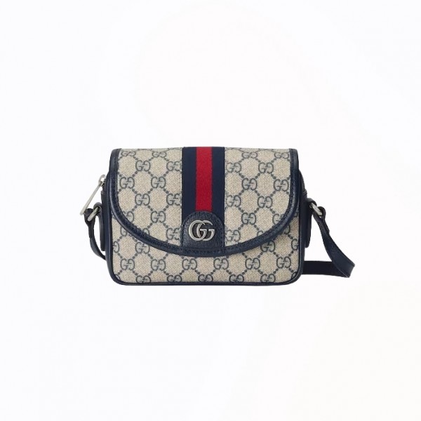 [스페셜오더]GUCCI-772239 4047 구찌 베이지/블루 GG 미니 숄더백 19cm