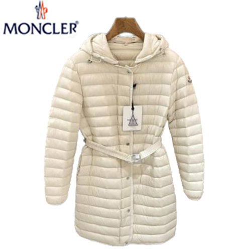 MONCLER-110911 몽클레어 화이트 나일론 미디엄 패딩 여성용