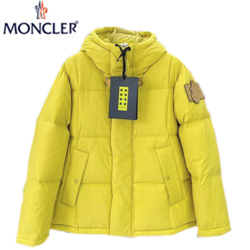 MONCLER-10045 몽클레어 옐로우 나일론 패딩 남여공용