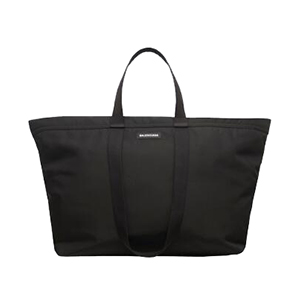 BALENCIAGA-457627 발렌시아가 블랙 나일론 미디엄 캐리 쇼퍼 M