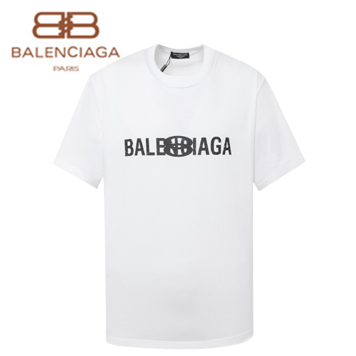 BALENCIAGA-062213 발렌시아가 화이트 프린트 장식 티셔츠 남여공용