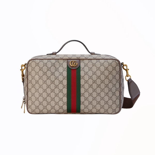 [스페셜오더]GUCCI-752587 8746 구찌 베이지/에보니 GG 사보이 슈즈 케이스 36cm