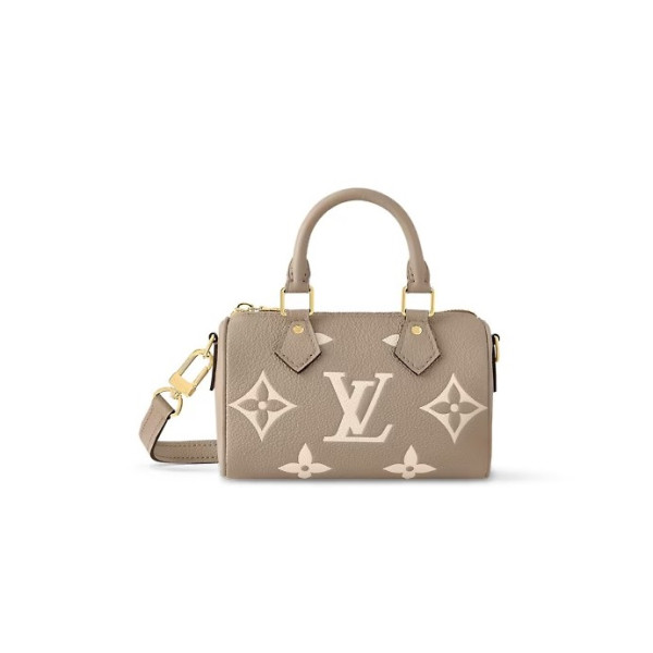 [스페셜오더]LV-M82890 루이비통 그레이/크림 모노그램 앙프렝뜨 나노 스피디 16cm