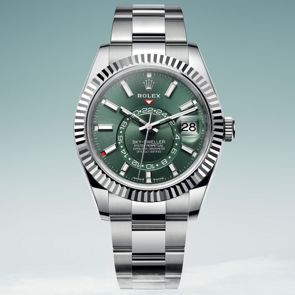 [스페셜오더][ZF]ROLEX-롤렉스 스카이-드웰러 그린 904L SS 1:1 Best Edition 42mm