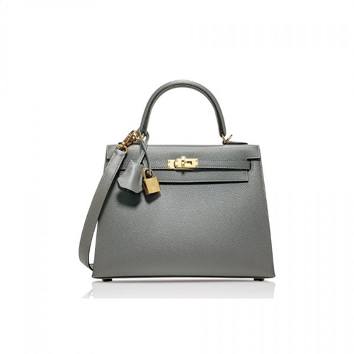 [스페셜오더]HERMES-에르메스 Gris Meyer 골드 장식 Epsom Kelly 켈리 백 25CM