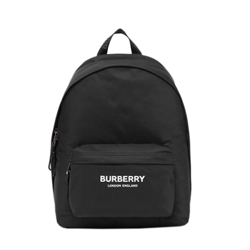 [스페셜오더]BURBERRY-80210841 버버리 블랙 로고 프린트 ECONYL® 백팩