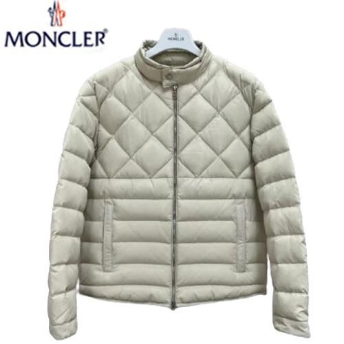 MONCLER-10111 몽클레어 아이보리 나일론 다운 재킷 남성용