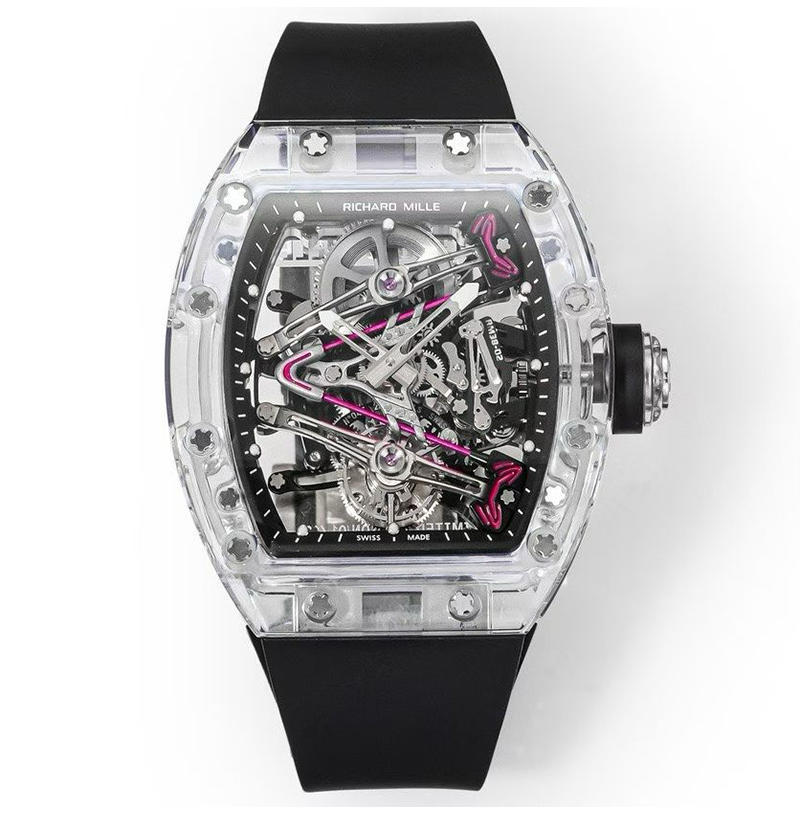 [스페셜오더]RICHARD MILLE-RM 38-02 리차드 밀 오토매틱 버바 왓슨 투르비용 핑크 에디션