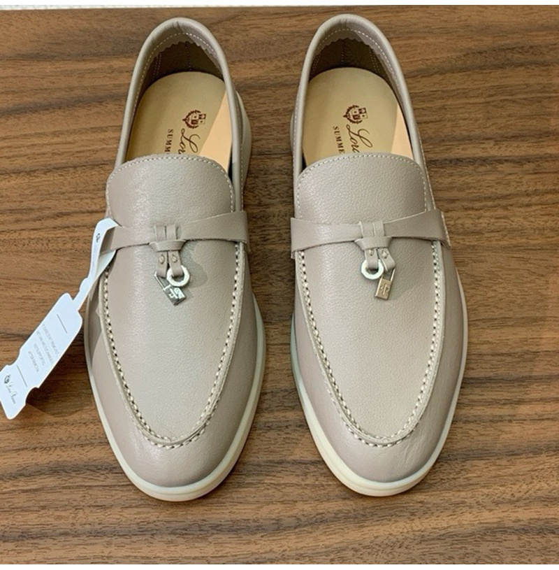 Loro Piana-05271 로로 피아나 레트로 가죽 로퍼 남녀공용 (6컬러)