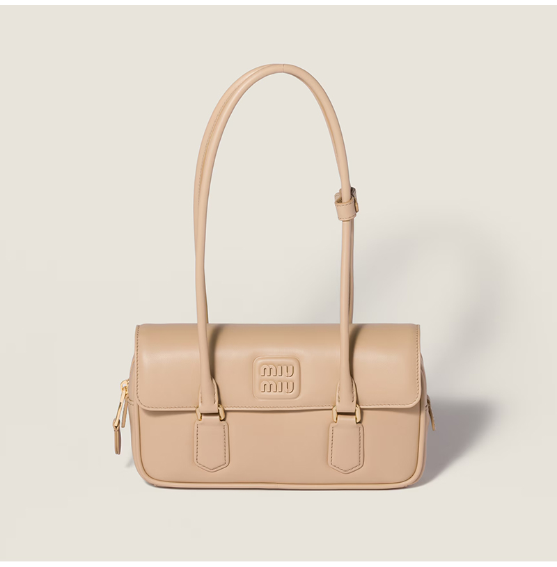  [스페셜오더]MIUMIU-5BD282 미우미우 아르카디 가죽 백 샌드 베이지