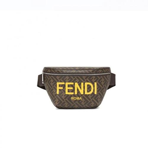 [스페셜오더]FENDI-7VA562 펜디 브라운 FF 패브릭 벨트 백