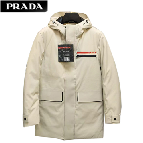 PRADA-12194 프라다 아이보리 나일론 패딩 남성용