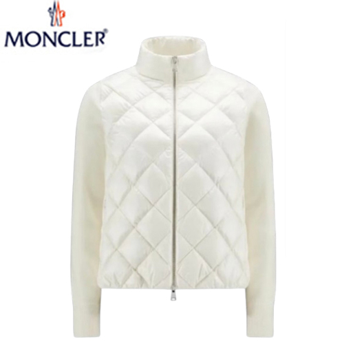 MONCLER-10113 몽클레어 화이트 나일론 퀄팅 재킷 여성용