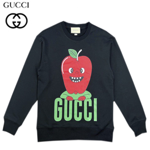 GUCCI-08124 구찌 블랙 프린트 장식 스웨트셔츠 남여공용