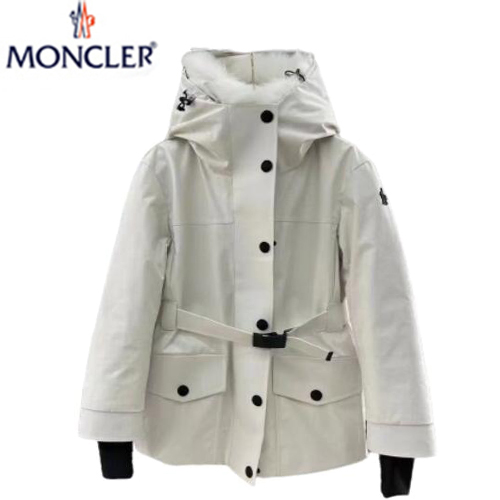 MONCLER-11164 몽클레어 화이트 나일론 파카 여성용