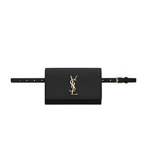 [스페셜오더]SAINT LAURENT-534395 생 로랑 블랙 송아지 가죽 케이트 벨트백