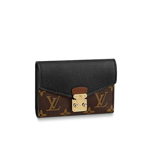 [스페셜오더]LOUIS VUITTON-M67479 루이비통 모노그램 느와르 송아지 가죽 팔라스 컴팩트 월릿