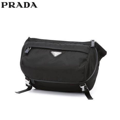 [스페셜오더]PRADA-VA0991 프라다 블랙 나일론 패브릭 라지 바이크백