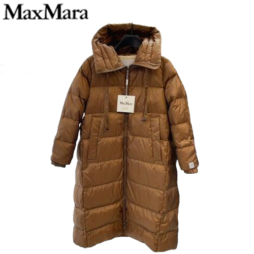 MAX MARA-11146 막스마라 브라운 나일론 롱 패딩 여성용