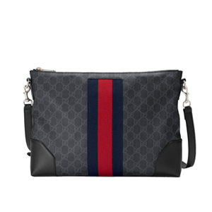 GUCCI-474139 1095 구찌 GG Black GG 수프림 메신저 백