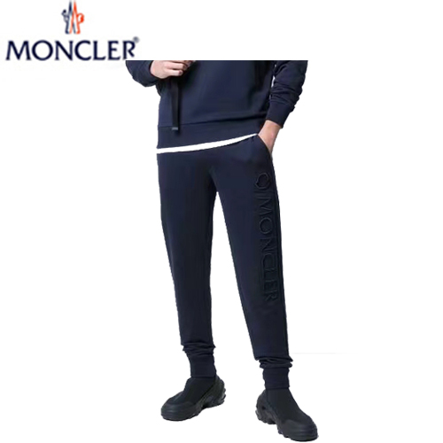 MONCLER-10186 몽클레어 네이비 아플리케 장식 스웨트팬츠 남성용