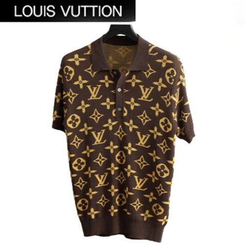 LOUIS VUITTON-08076 루이비통 모노그램 니트 코튼 폴로 티셔츠 남성용(2컬러)