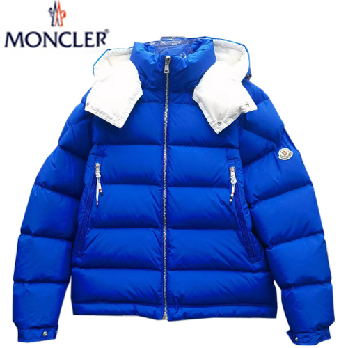 MONCLER-10166 몽클레어 블루 나일론 패딩 남성용