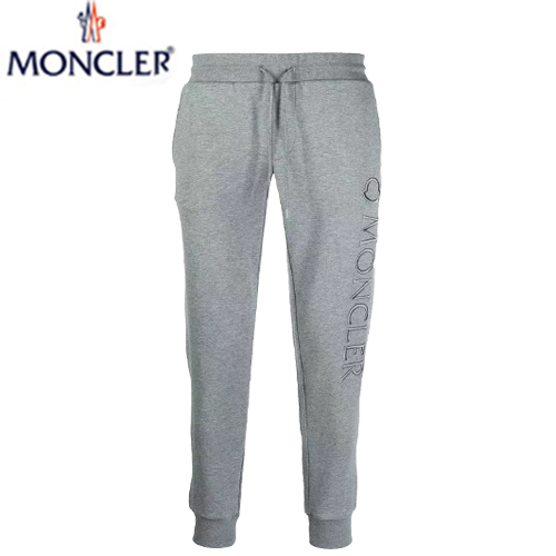 MONCLER-10187 몽클레어 그레이 아플리케 장식 스웨트팬츠 남성용