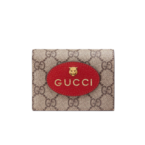 [스페셜오더]GUCCI-476420 9778 구찌 Neo Vintage GG 수프림 캔버스 카드 케이스 레드