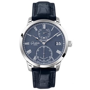 [스페셜오더]Glashutte Original-글라슈테 오리지널 세네터 크로노미터 스틸 블루다이얼 워치 42mm 