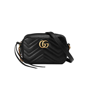 [스페셜오더]GUCCI-448065 1000 구찌 GG Marmont 미니 소프트 스트럭처드 체인 숄더백 블랙